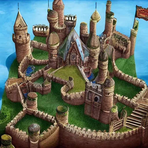 Image similar to The game Kingdoms and Castles.