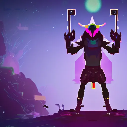 Image similar to hyperlight drifter anubis