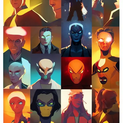 Image similar to face icon stylized minimalist x - men, loftis, cory behance hd by jesper ejsing, by rhads, makoto shinkai and lois van baarle, ilya kuvshinov, rossdraws global illumination