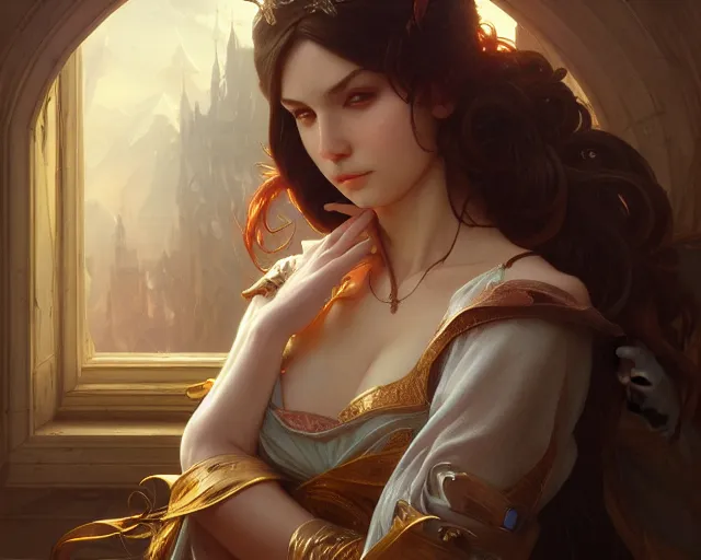 Prompt: photography of raffaello sanizo, deep focus, d & d, fantasy, intricate, elegant, highly detailed, digital painting, artstation, concept art, matte, sharp focus, illustration, hearthstone, art by artgerm and greg rutkowski and alphonse mucha