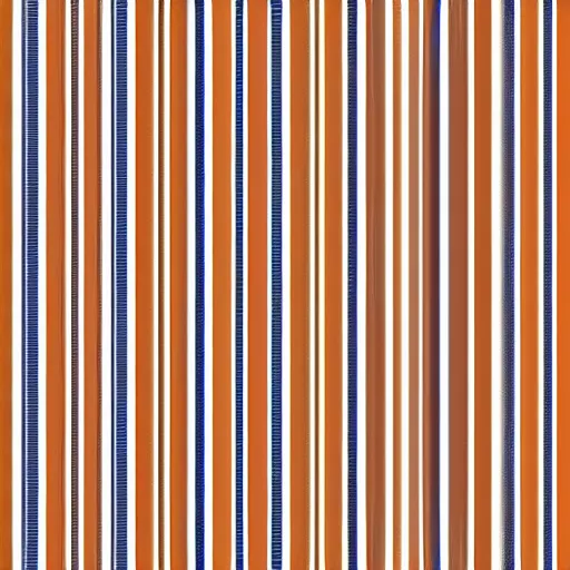 Image similar to textile pattern orange diagonal stripes with thin blue and white lines, high quality 2d