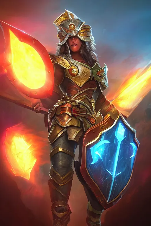 Image similar to shield fantasy epic legends game icon stylized digital illustration radiating a glowing aura global illumination ray tracing hdr fanart arstation by ian pesty and katarzyna da „ bek - chmiel