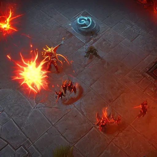 Image similar to diablo 3 by blizzard entertainment