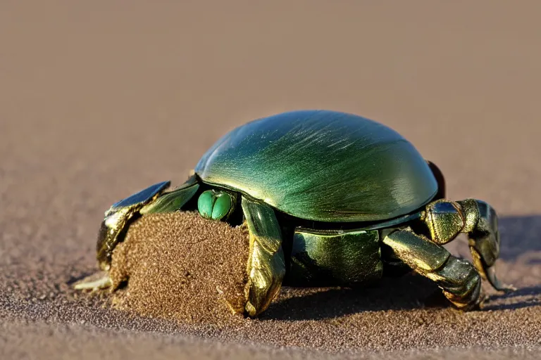 Image similar to beautiful scarab in the sand