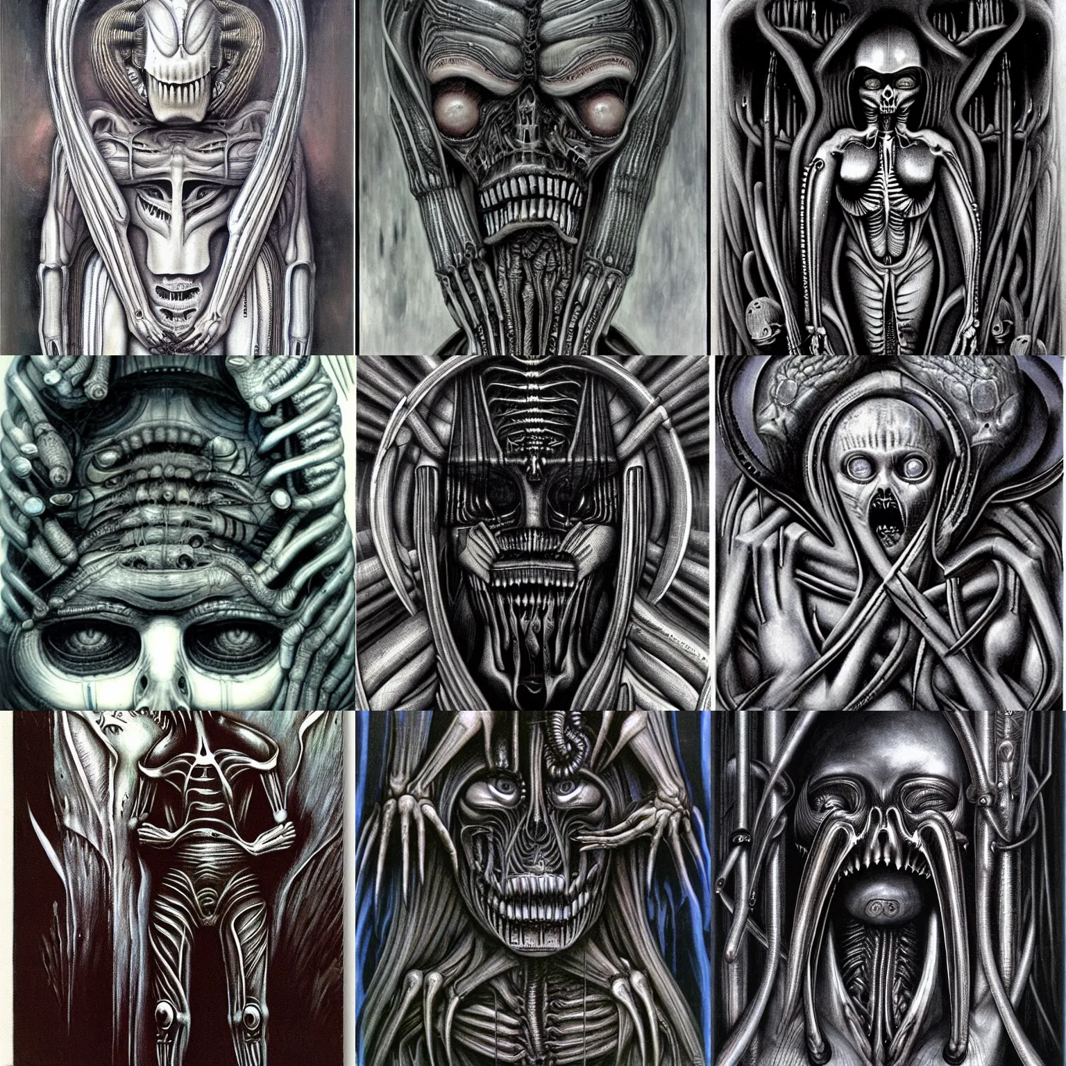 Image similar to by h. r. giger