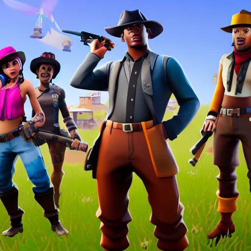 Image similar to gaucho skin on fortnite