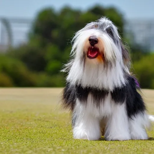 Prompt: (TY beanie baby bearded collie), action pose, cute, adorable, fluffy, UE5, 70mm, imax