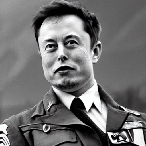 Prompt: Elon musk as a soldier in world war 2