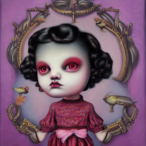 Prompt: artwork by mark ryden