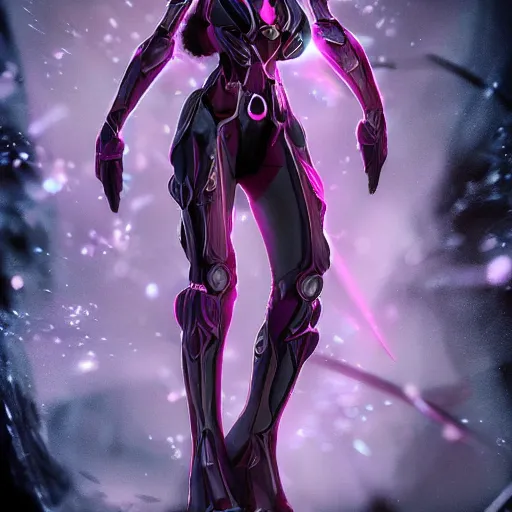 Prompt: ant pov from the floor, looking up, at a highly detailed, exquisite and beautiful giant female warframe, standing elegantly, unaware of your tiny existence, off-white plated armor, slick elegant design, bright Fuchsia skin, sharp claws, close full body shot, epic cinematic shot, realistic, professional digital art, high end digital art, DeviantArt, artstation, Furaffinity, 8k HD render, epic lighting, depth of field