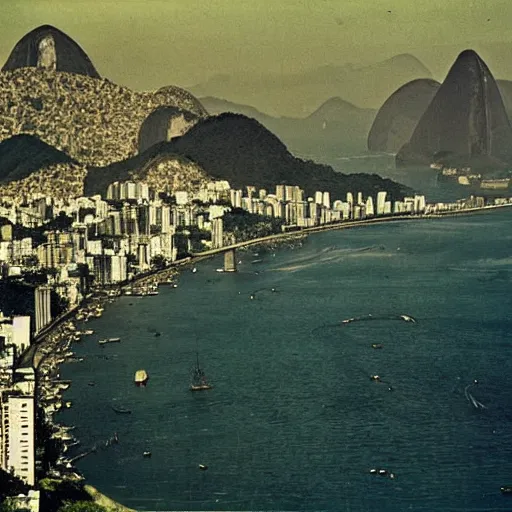 Prompt: 1960s photograph of rio de janeiro