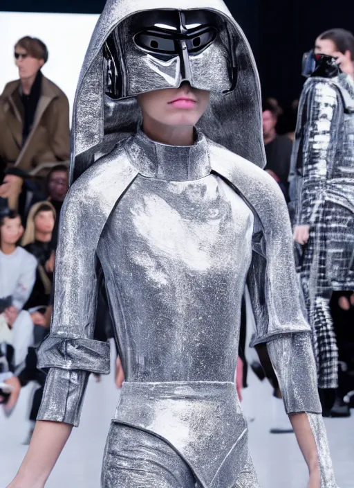 Image similar to hyperrealistic and heavy detailed balenciaga runway show of star wars, leica sl 2 5 0 mm, vivid color, high quality, high textured, real life