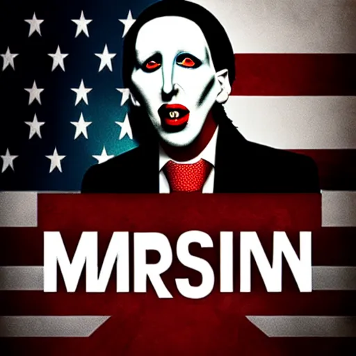 Prompt: marilyn manson as the president of the united states by xiaonan, highly detailed, dramatic lighting, sharp focus, trending on artstation, 8 k,