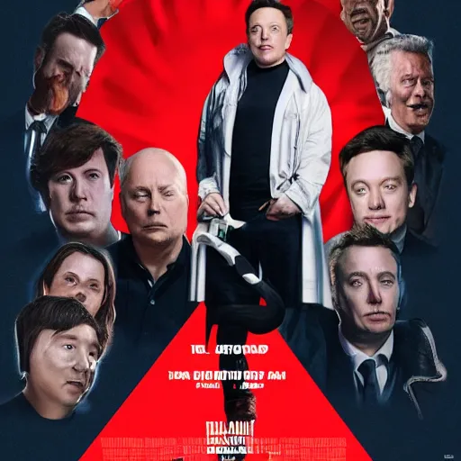 Prompt: Elon musk movie poster