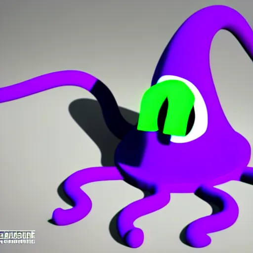 Prompt: day of the tentacle characters purple tentacle. super realistic 8 k render of a dark hooded powerful elegant, cinematic composition