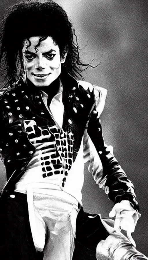 Image similar to michael jackson as gigachad meme, Black and white