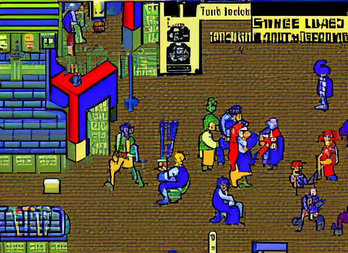 Prompt: screenshot of a 1995 MS-DOS game Lance Reddick Paramedic