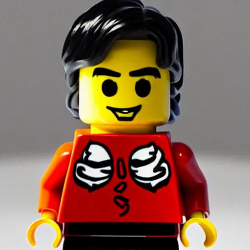 Image similar to keanu reeves as a lego man