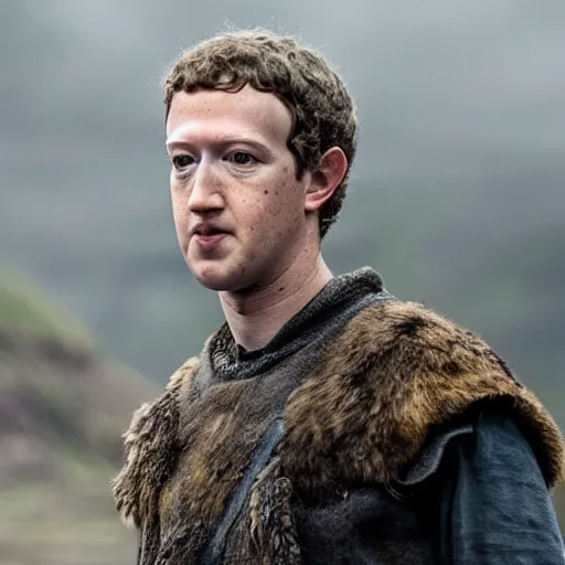 Prompt: mark zuckerberg in Vikings very detailed 4k quality super realistic