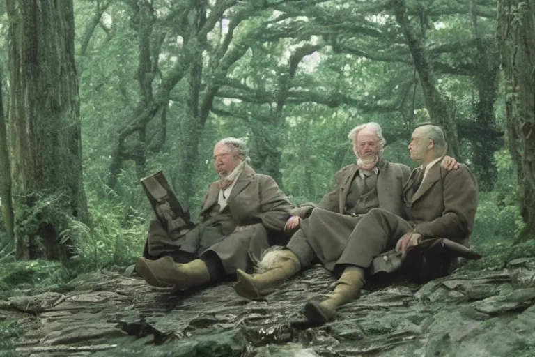 Prompt: a cinematic still of beautiful landscape, olmsted, shmiggle biggles in the bleem podorkers