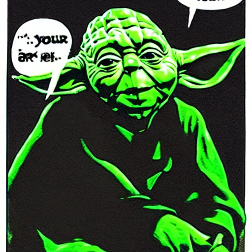 Prompt: master yoda joker