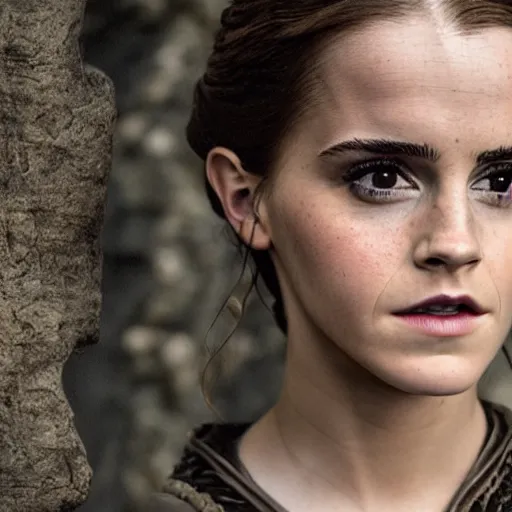 Image similar to Emma Watson in Game of Thrones, (EOS 5DS R, ISO100, f/8, 1/125, 84mm, modelsociety, symmetric balance)