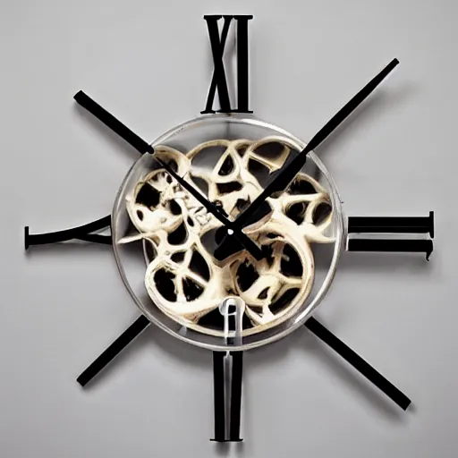 Prompt: a bone clock