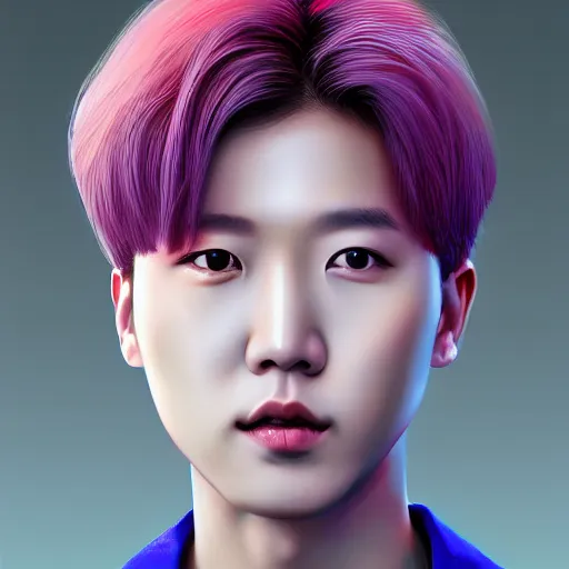 Image similar to j - hope from bts, highly detailed, professional digital painting, extreme illustration, unreal engine 5, photorealism, hd quality, 8 k, wispy, cinematic, art by andy warhol, artgerm, yoshitaka amano