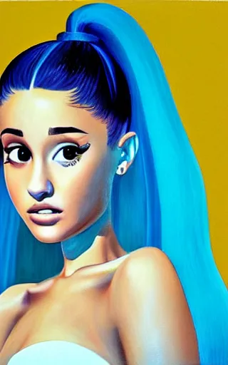 Prompt: painting of Ariana Grande by Balaskas, Christopher