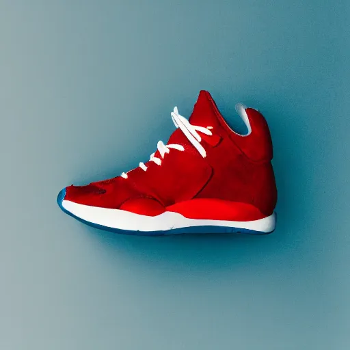 Image similar to sonic the hedgehog holding up foot wearing red shoe, mouldy stinky sweaty dank moist backlit rim lighting professional foot photography