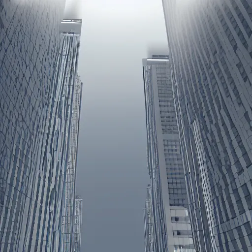 Prompt: Skyscraper rendered in SOFTIMAGE Creative Environment, VHS