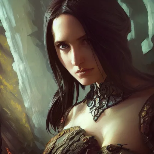 Image similar to Trent Reznor, closeup, D&D, fantasy, intricate, elegant, highly detailed, digital painting, artstation, concept art, matte, sharp focus, illustration, hearthstone, art by Artgerm and Greg Rutkowski and Alphonse Mucha