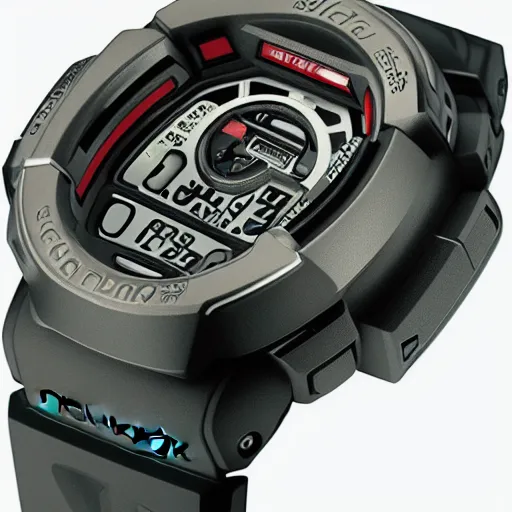 Prompt: gshock ga 2100 design by kikuo ibe