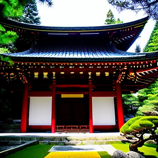 Image similar to zen temple on the mountain