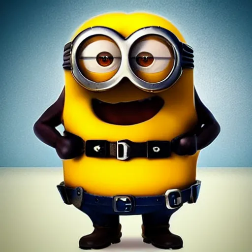 Image similar to “John Rambo as a Minion from despicable me”