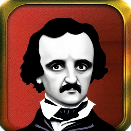 Image similar to edgar allan poe, grindr profile