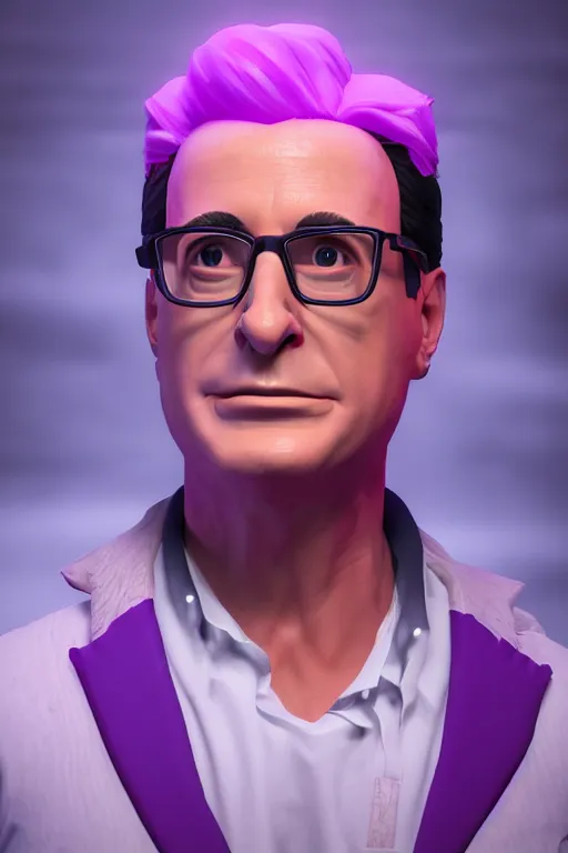 Image similar to bob saget, vaporwave style, dramatic, character showcase, dynamic lighting, 8 k, unreal 5 render, ray tracing, hyperrealistic, intricate, color grading