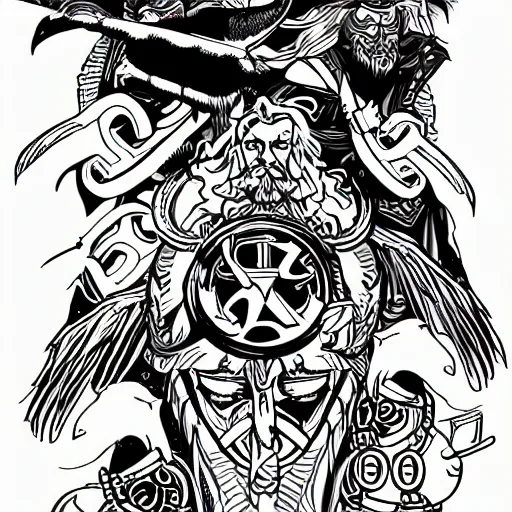 Odin Tattoo: Symbolism and Designs