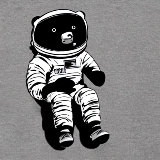 Prompt: astronaut drinking a bottle bear on the moon