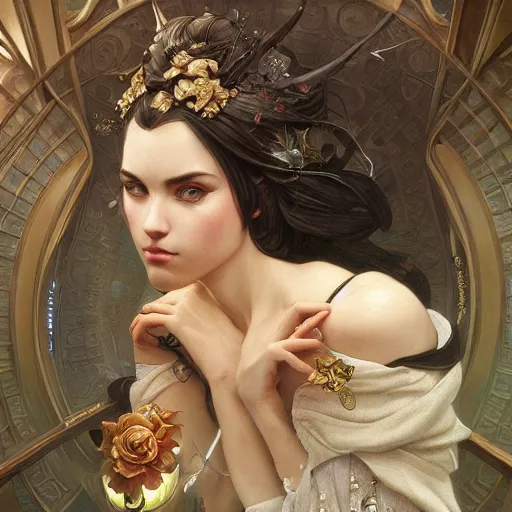 Image similar to Graffiti of a ball, fantasy, intricate, elegant, highly detailed, digital painting, artstation, concept art, smooth, sharp focus, illustration, art by artgerm and greg rutkowski and alphonse mucha