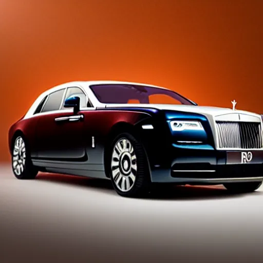 Image similar to a rolls royce in a studio, studio lighting