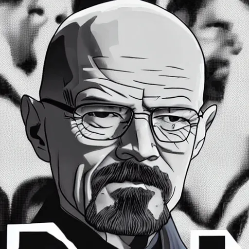 Image similar to Walter White in Jojo