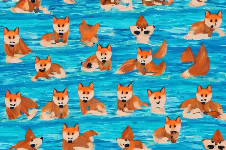 Image similar to 🦊👙🏖️