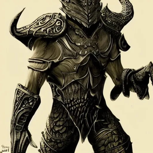 Image similar to concept art of skyrim boss that resembles jim carrey ultra detailed