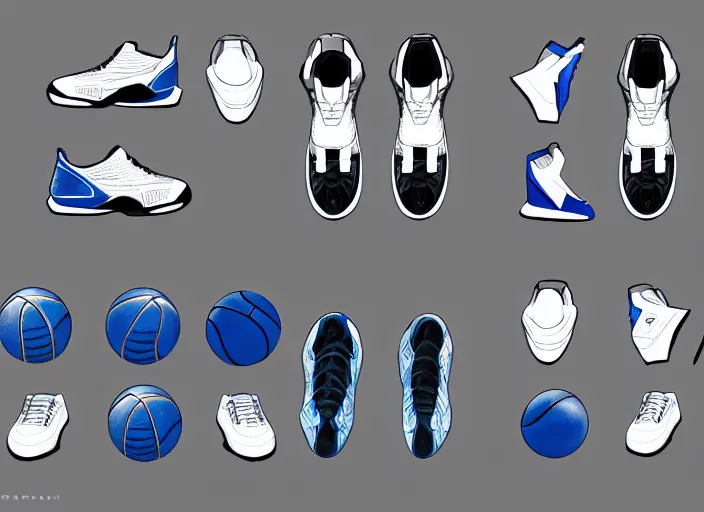 Image similar to basketball sneakers concept of reed richards, trending on artstation, smooth, sharp focus