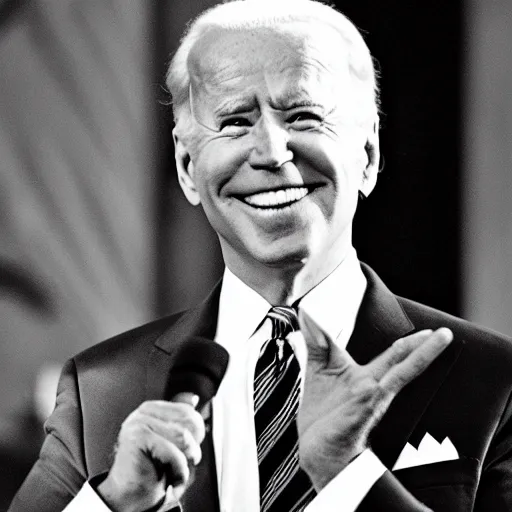 Image similar to joe biden as a priest in the church of satan,