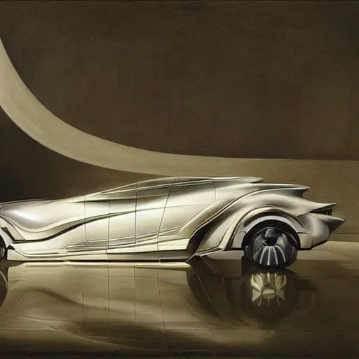 Prompt: oblivion film transport design zaha hadid forms car and wall structure in middle of the coronation of napoleon painting by Jacques-Louis David black ceramic material shiny gloss water reflections search pinterest keyshot product render ultra high detail ultra realism 4k, 8k, 16k