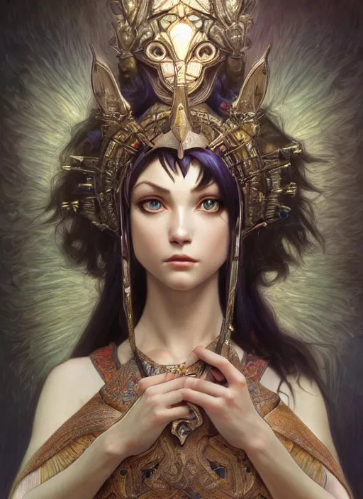 Image similar to perfectly detailed twilight princess!! blessed by nature with ever - increasing physical mental perfection, symmetrical! intricate, sensual features, highly detailed, biblical divine holy perfection!! digital painting, artstation, concept art, smooth, sharp focus, illustration, art by artgerm and greg rutkowski and alphonse mucha