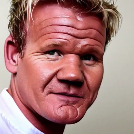 Image similar to Gordon Ramsay is a Spam Calzone