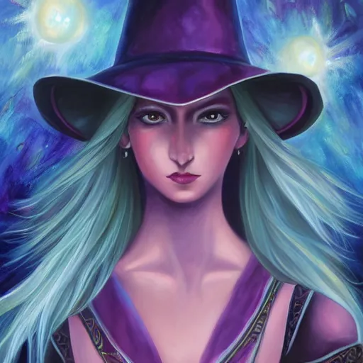 Prompt: beautiful dark magician girl, full body, mystical, ultra detailed, 4 k, ultra - realistic painting.